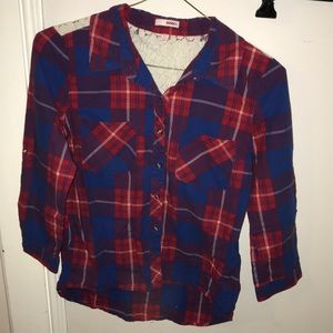 Large Bongo plaid shirt